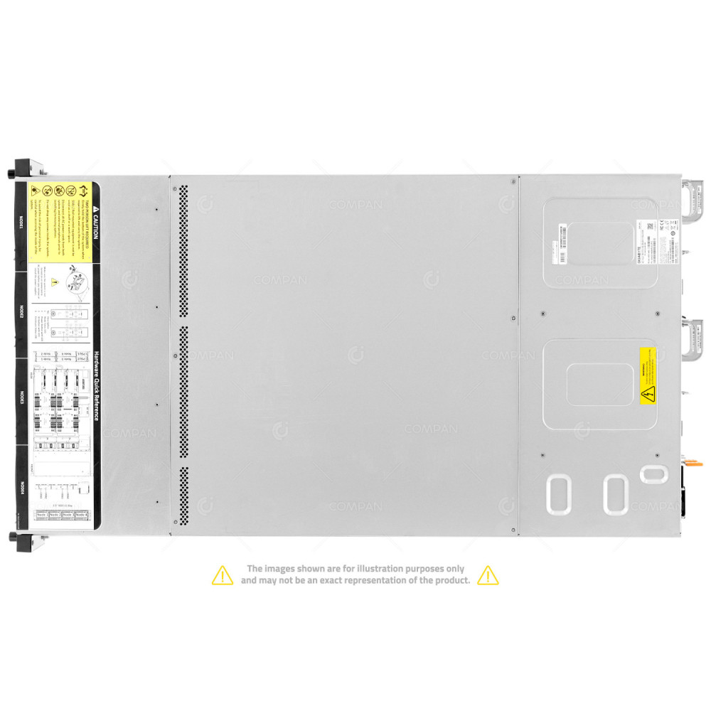 Gigabyte HDS H261-H60 12LFF 8x Xeon Gold 6152 1TB RAM 4x 3.84TB SSD Rails